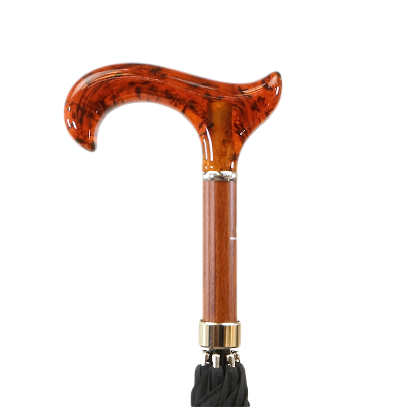 Imitation Amber Derby Walking Umbrella